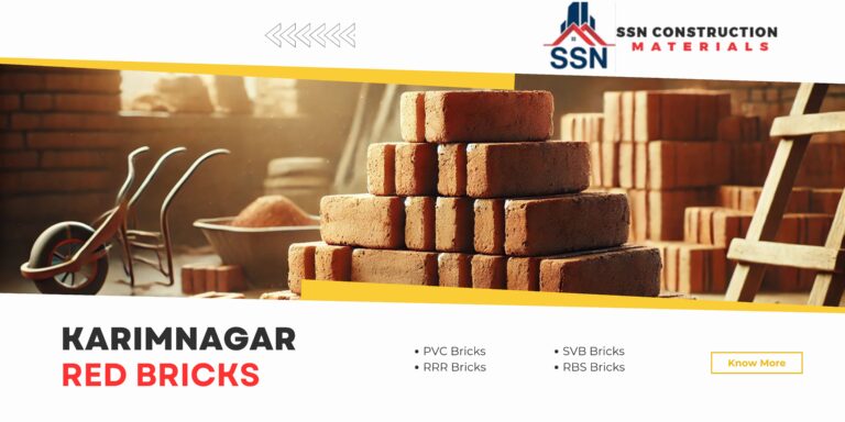 Karimnagar red bricks in Hyderabad – RRR SVB PVC RBS bricks