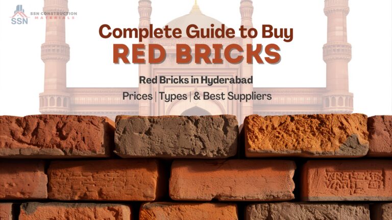Red bricks in Hyderabad – premium Karimnagar red bricks for construction